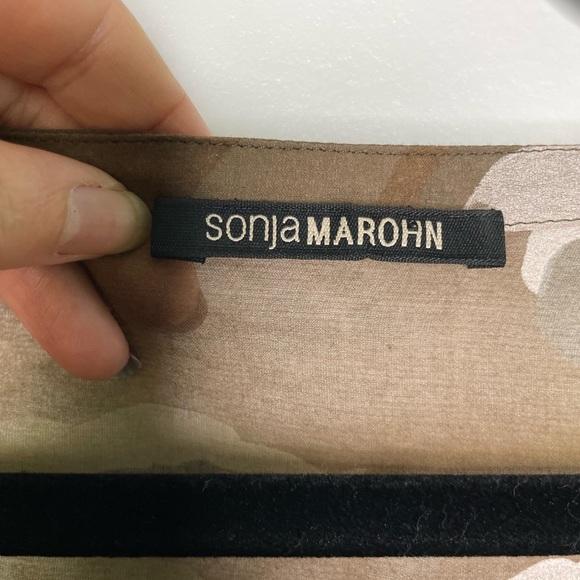 #031 SONJA Marohn lagenlook silk blend lagenlook blouse - Picture 3 of 10